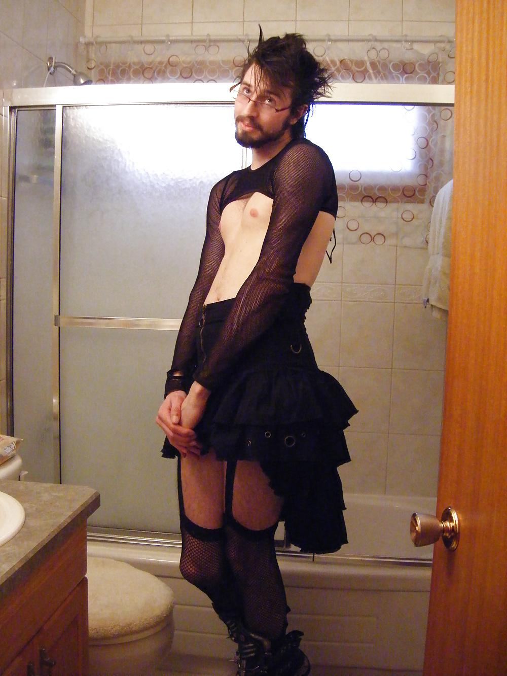 7P CD Sissy Masturbates Lingerie