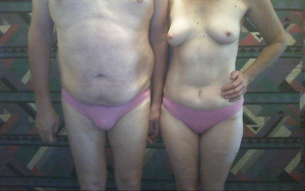 25P The slut and her sissy cuck
