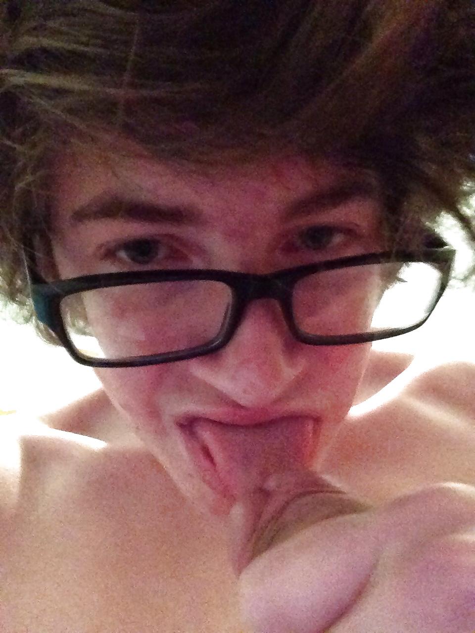 16P Huge white teen cock