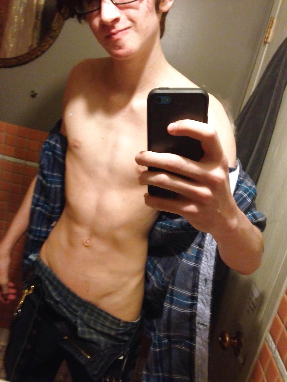 16P Huge white teen cock