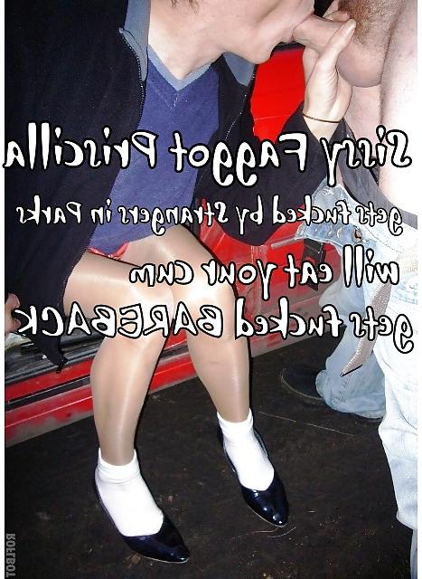 6P Sissy Faggot Priscilla is back for more!!