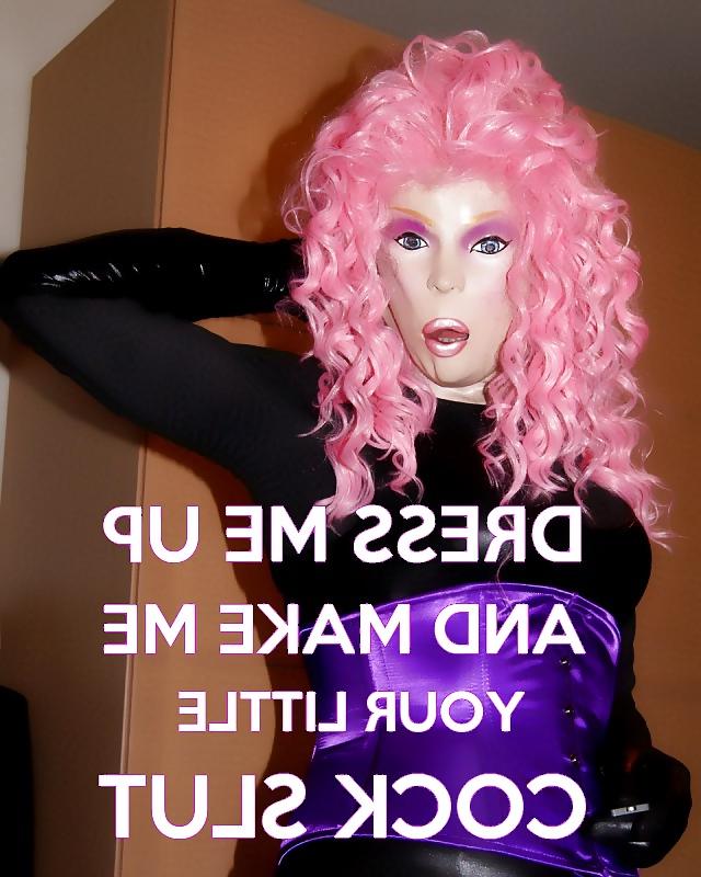 15P Caption sissy slut
