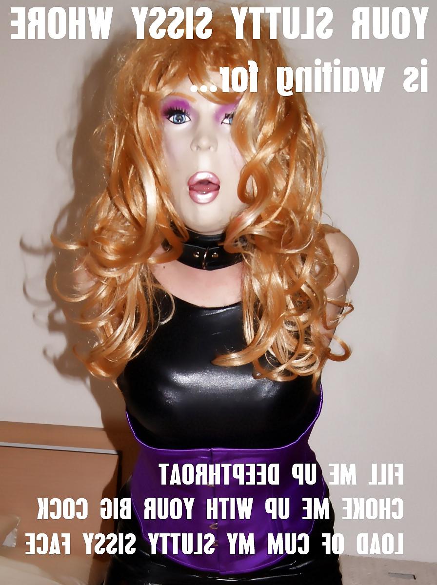 15P Caption sissy slut