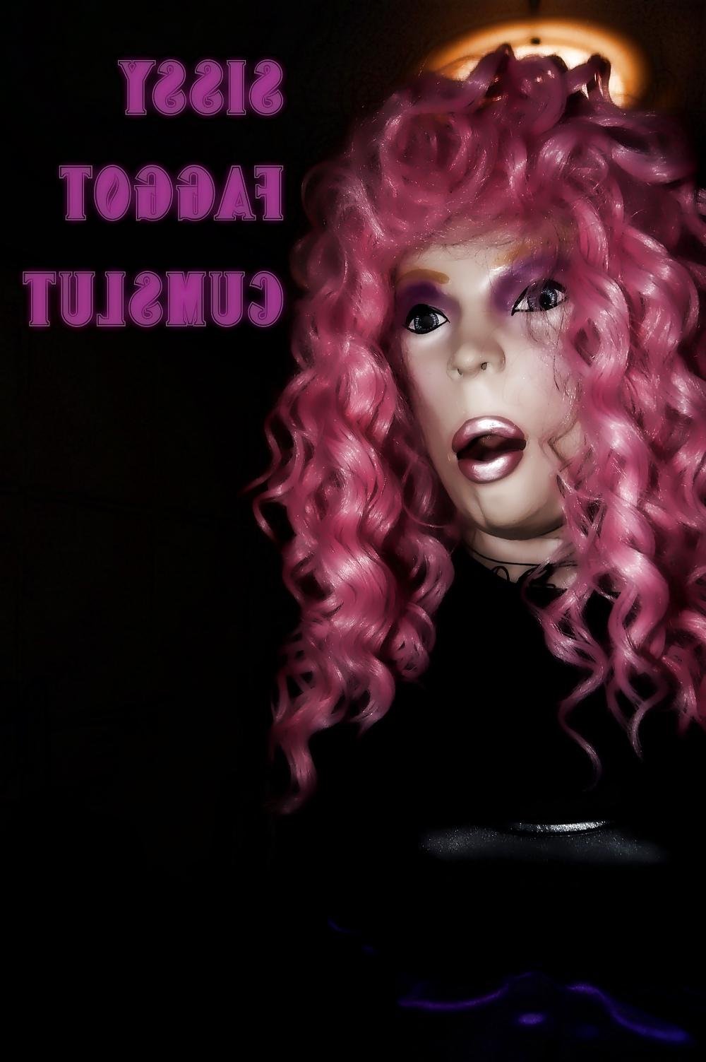 15P Caption sissy slut