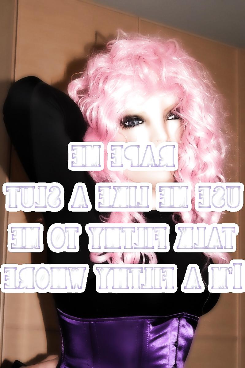 15P Caption sissy slut