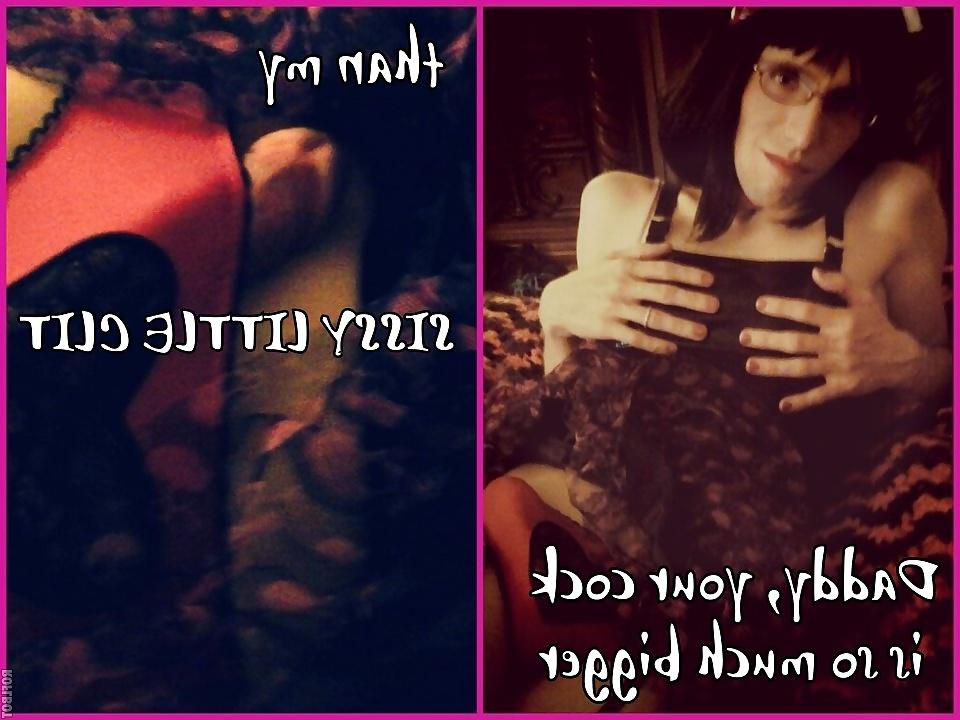 5P Estelle the sissy slut loves to expose herself!!