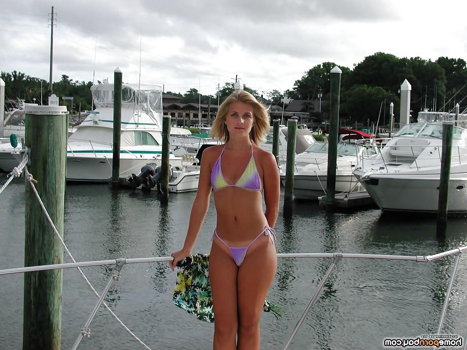 22P Slim blonde sunbathing naked