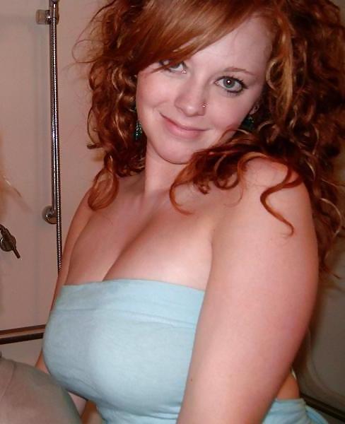 25P Hottest Redhead Sorority Girl - Huge Natural Tits