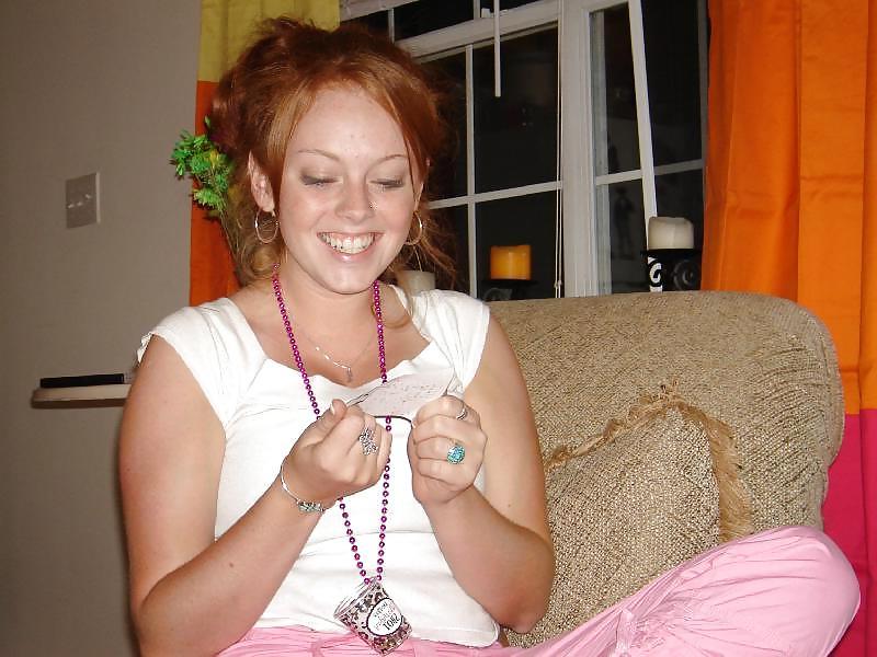 25P Hottest Redhead Sorority Girl - Huge Natural Tits