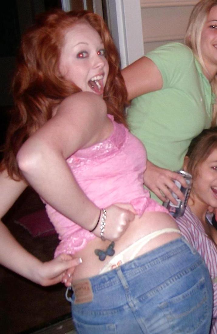 25P Hottest Redhead Sorority Girl - Huge Natural Tits