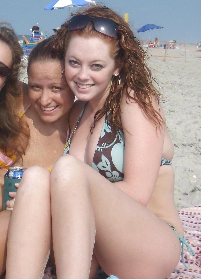 25P Hottest Redhead Sorority Girl - Huge Natural Tits