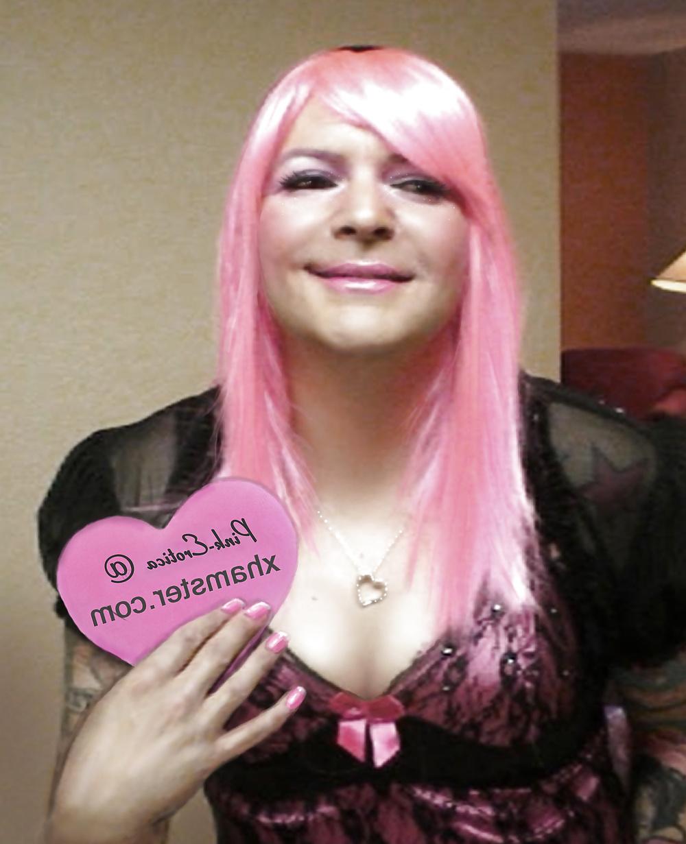25P Pink-Erotica Sissyboy Cross Dresser Adorably Pink