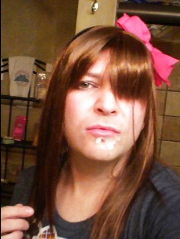 24P Pink-Erotica Sissyboy Cross Dresser Sandy Brunette