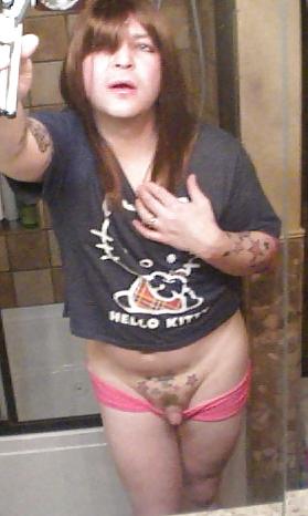 24P Pink-Erotica Sissyboy Cross Dresser Sandy Brunette