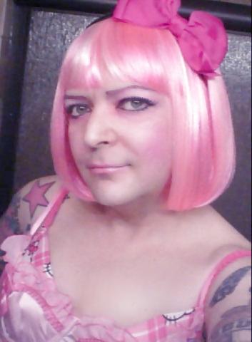 25P Pink-Erotica Sissyboy Cross Dresser Pink Moppet
