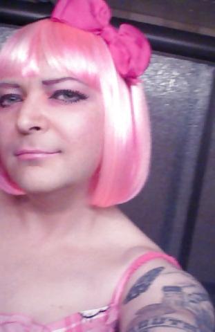 25P Pink-Erotica Sissyboy Cross Dresser Pink Moppet