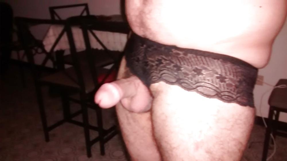 12P Wearing sister-in-law knickers