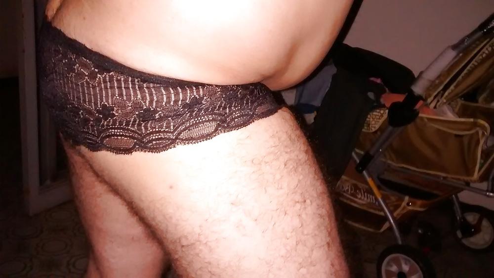 12P Wearing sister-in-law knickers