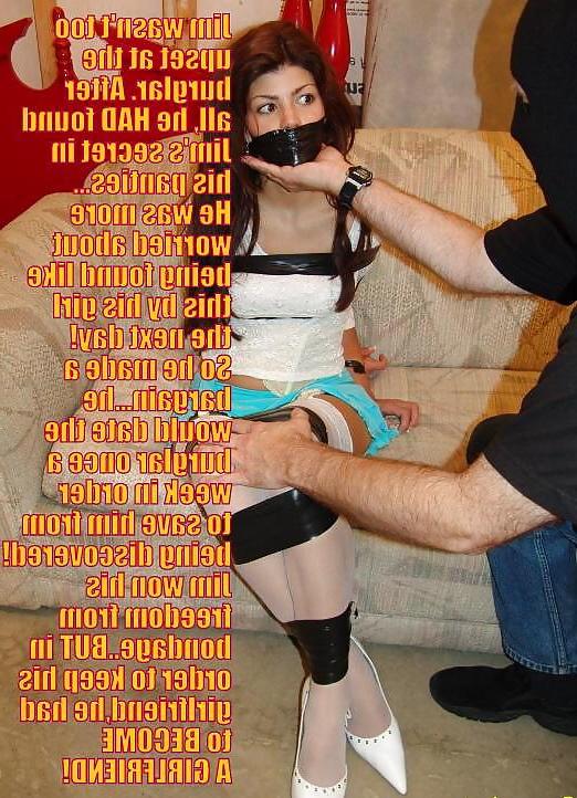 18P Sissy captions