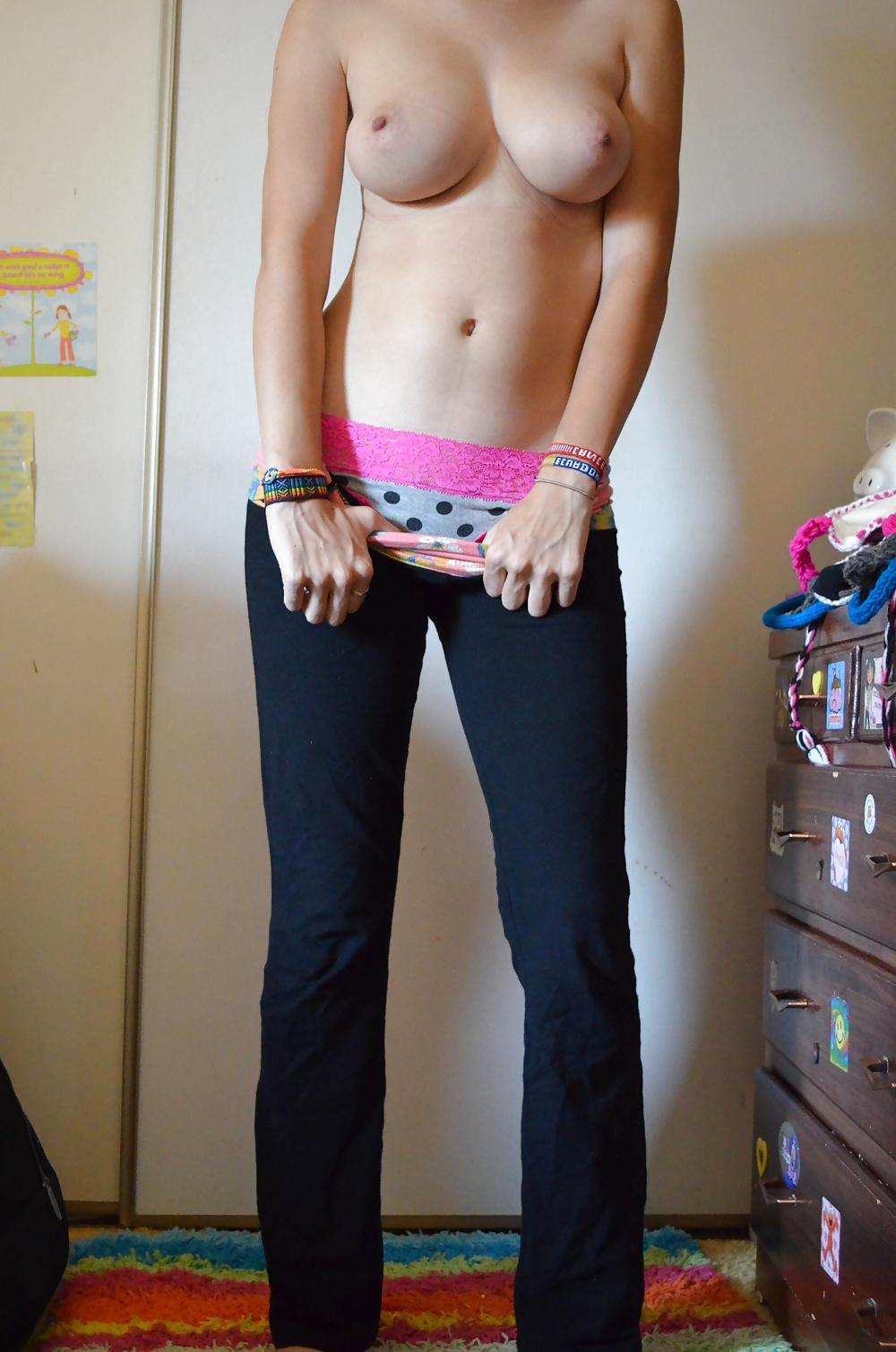 15P Would YOU FUCK this SKINNY SLUT with BIG TITS?