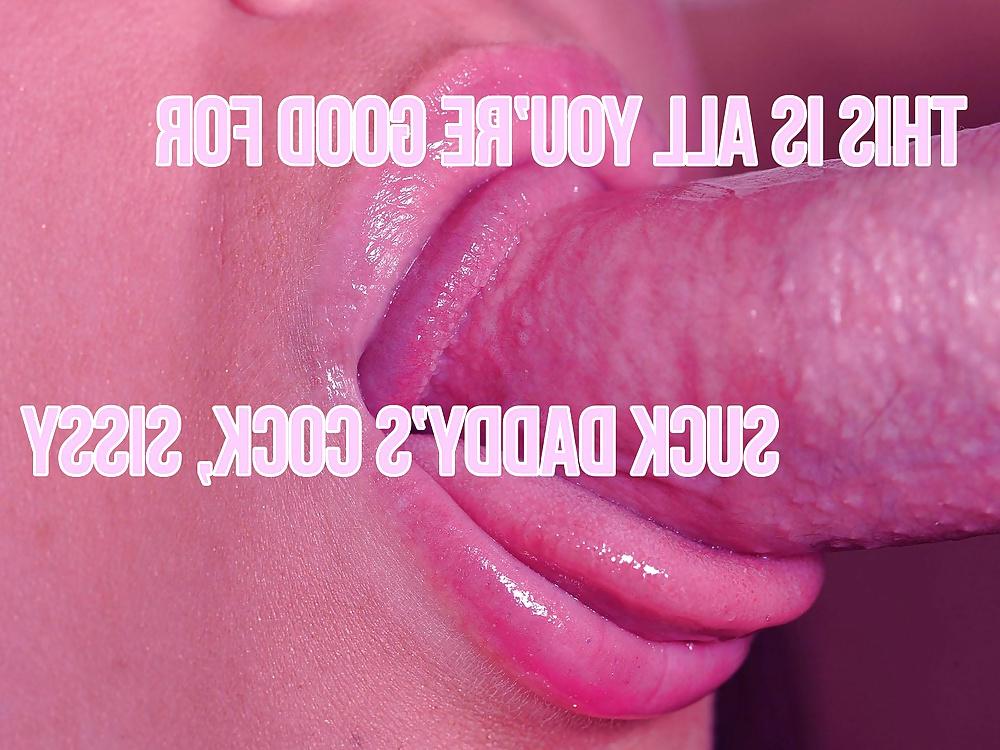 25P Inspiring sissy captions