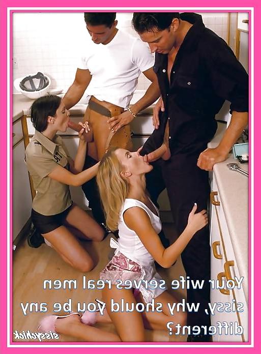 25P Sissy and cuckhold captions 1