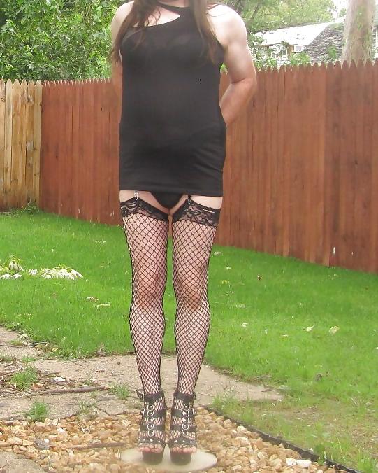19P Sissy slut outside
