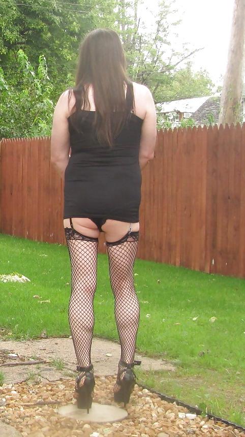 19P Sissy slut outside