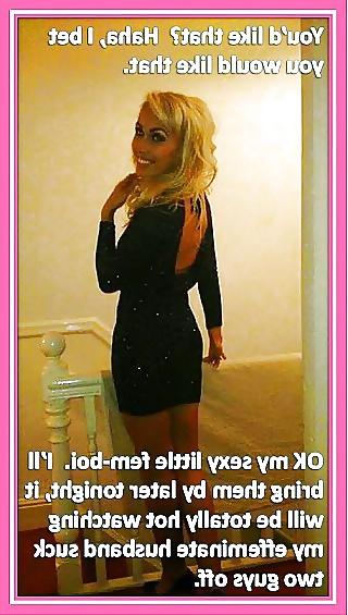 25P Sissy and cuckhold captions 2