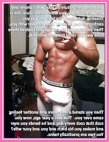 25P Sissy and cuckhold captions 4