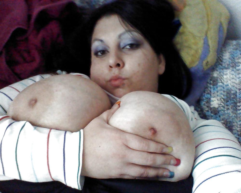 10P My mexican bbw friend with the  huge tits 