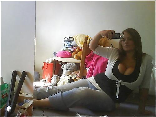 18P Some Hot Brunette Amateur Girl With Huge Natural Tits #1