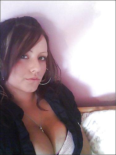 18P Some Hot Brunette Amateur Girl With Huge Natural Tits #1