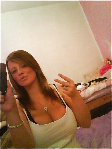 18P Some Hot Brunette Amateur Girl With Huge Natural Tits #1