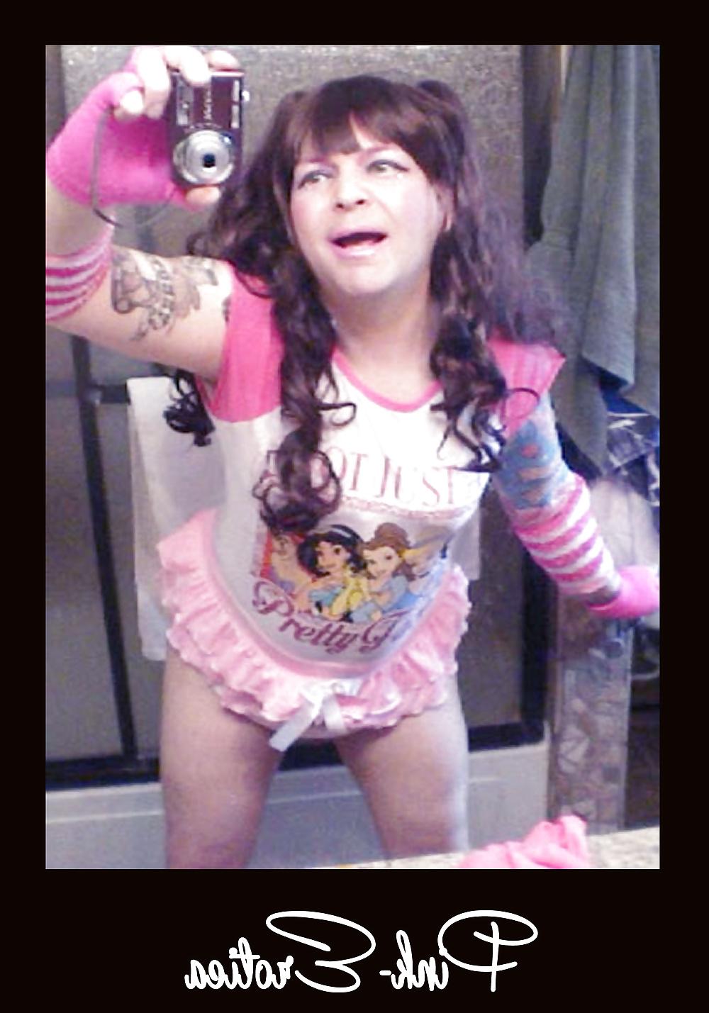 25P Pink-Erotica Sissyboy Cross Dresser Baby Gurl In Pink