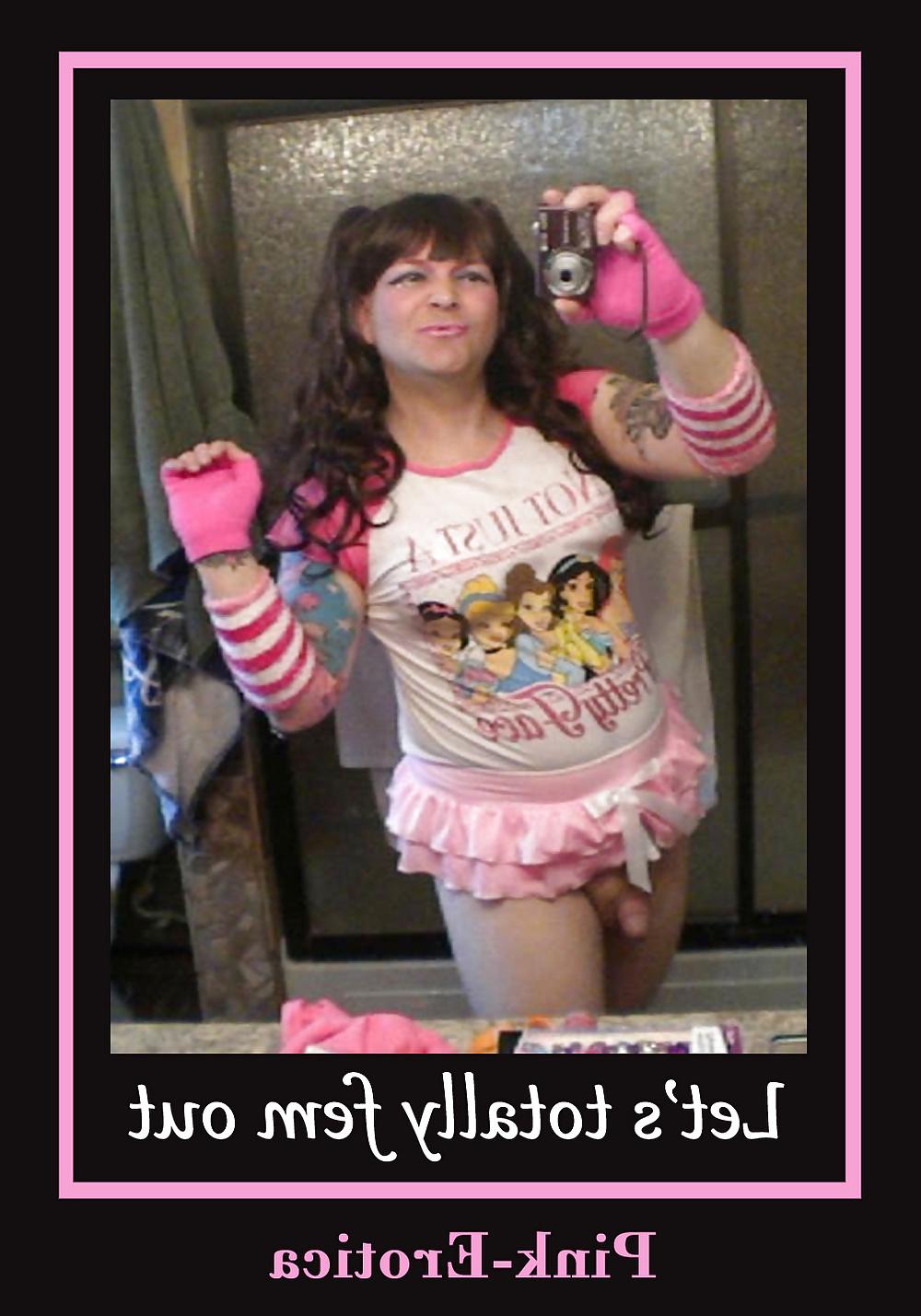 25P Pink-Erotica Sissyboy Cross Dresser Baby Gurl In Pink