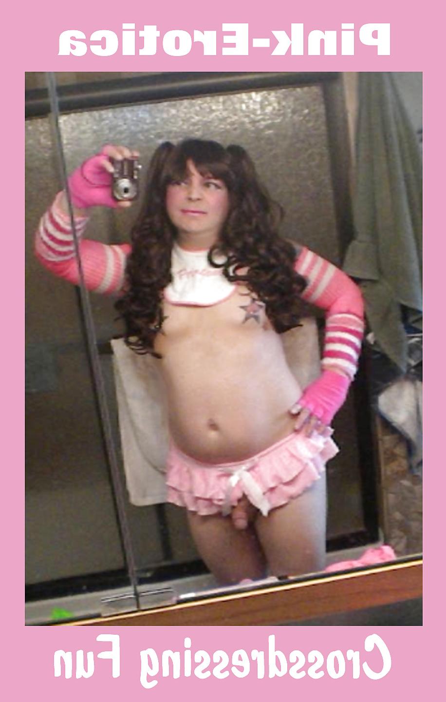 25P Pink-Erotica Sissyboy Cross Dresser Baby Gurl In Pink