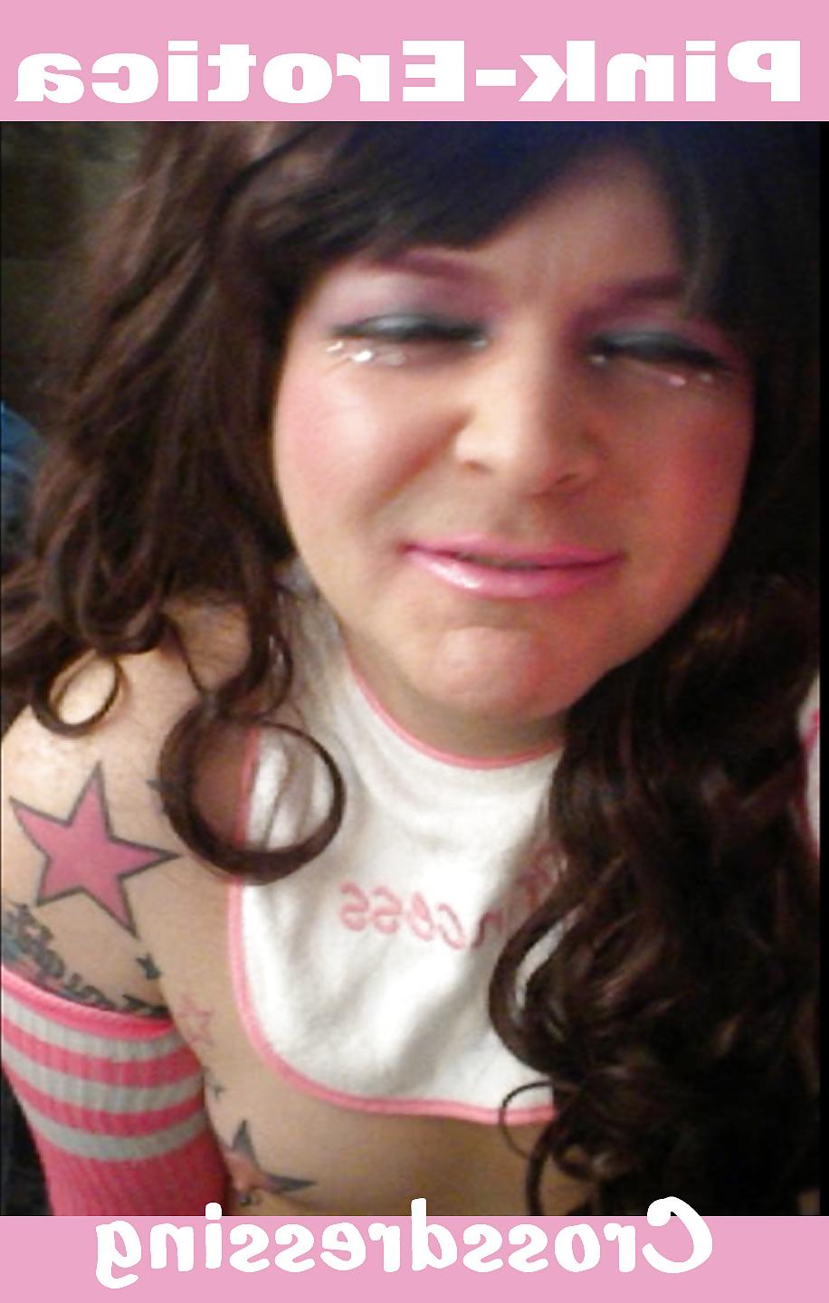 25P Pink-Erotica Sissyboy Cross Dresser Baby Gurl In Pink
