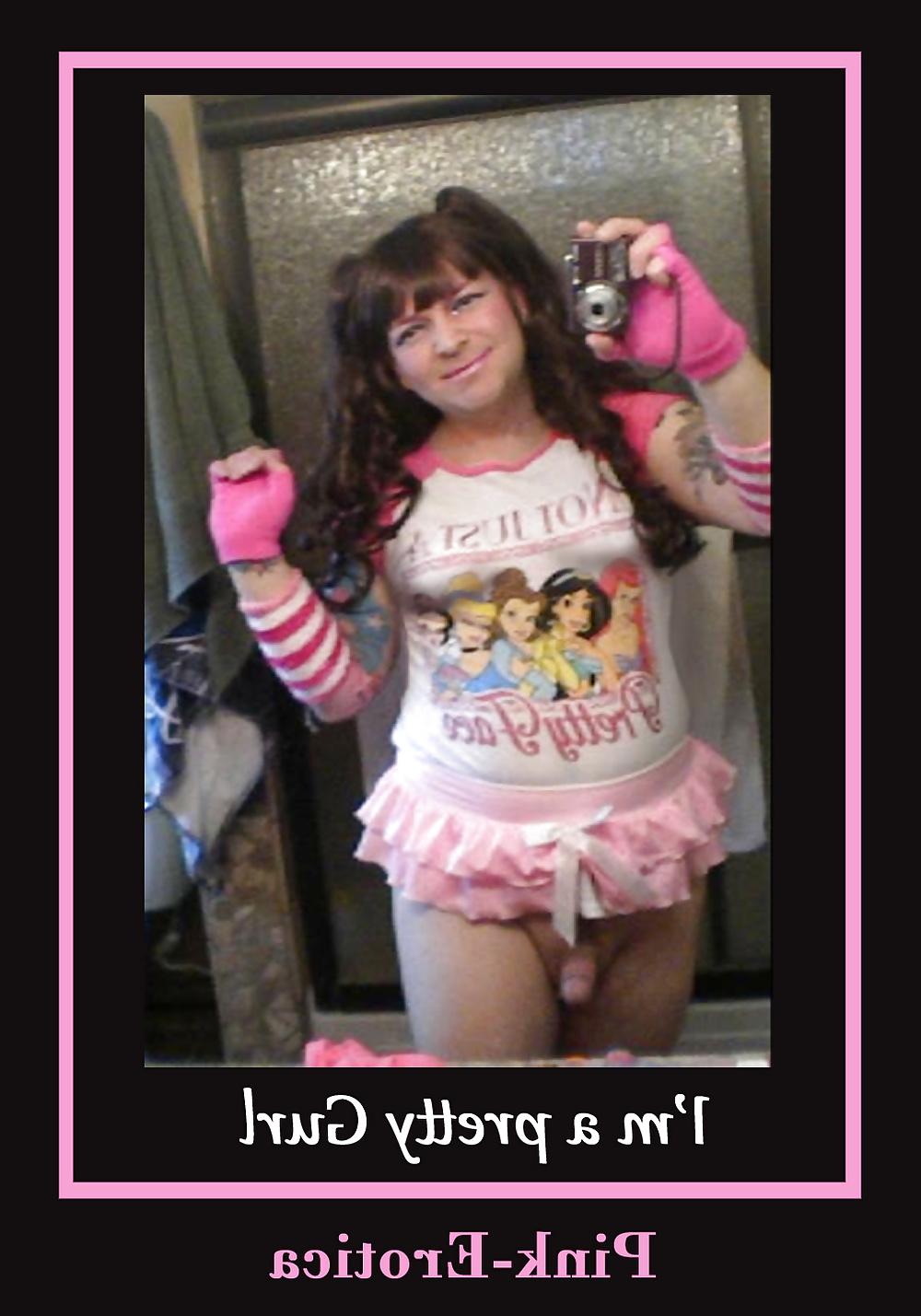 25P Pink-Erotica Sissyboy Cross Dresser Baby Gurl In Pink