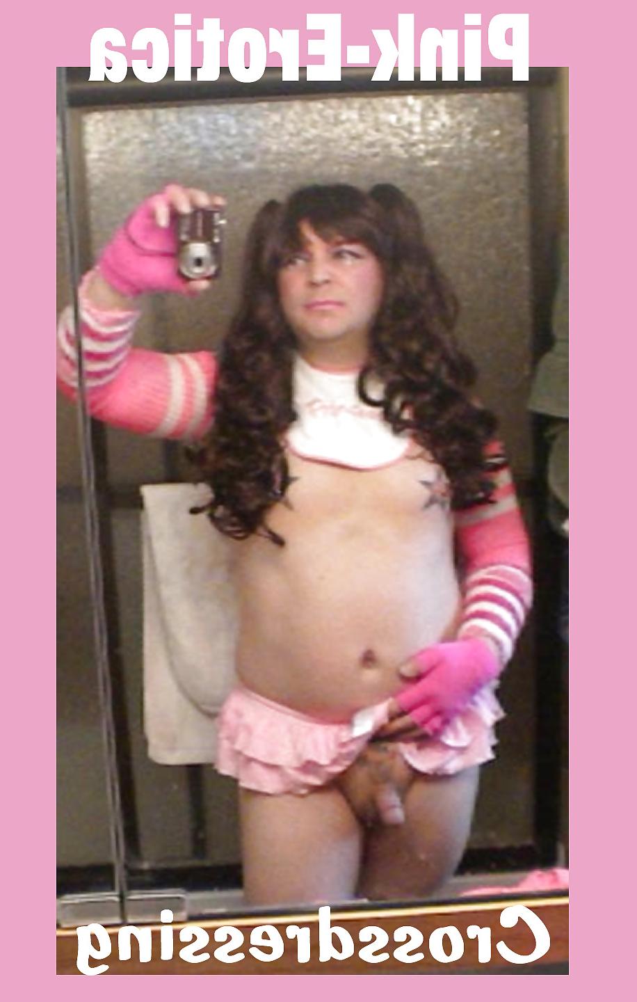 25P Pink-Erotica Sissyboy Cross Dresser Baby Gurl In Pink