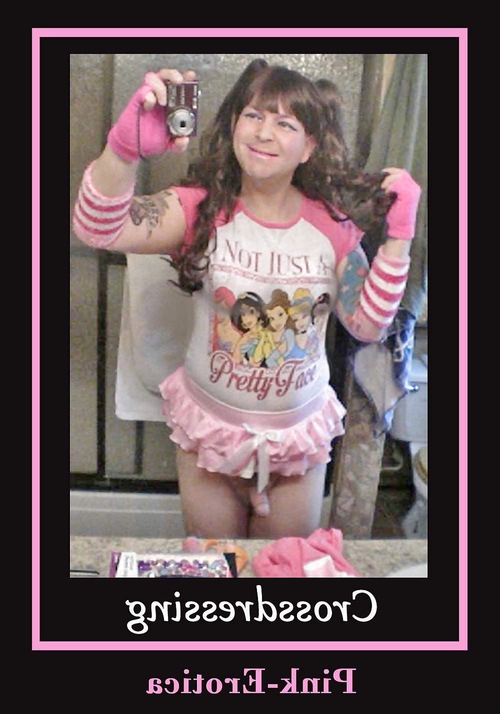 25P Pink-Erotica Sissyboy Cross Dresser Baby Gurl In Pink