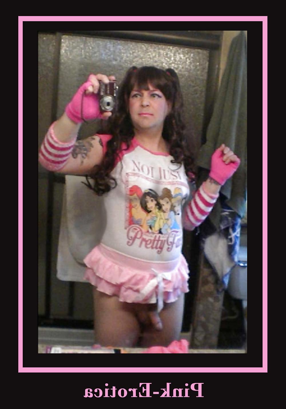 25P Pink-Erotica Sissyboy Cross Dresser Baby Gurl In Pink