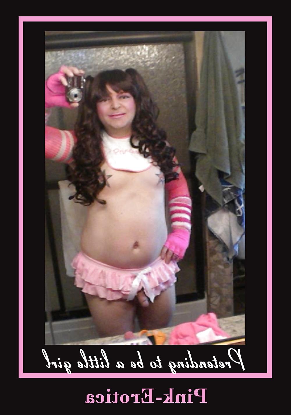 25P Pink-Erotica Sissyboy Cross Dresser Baby Gurl In Pink