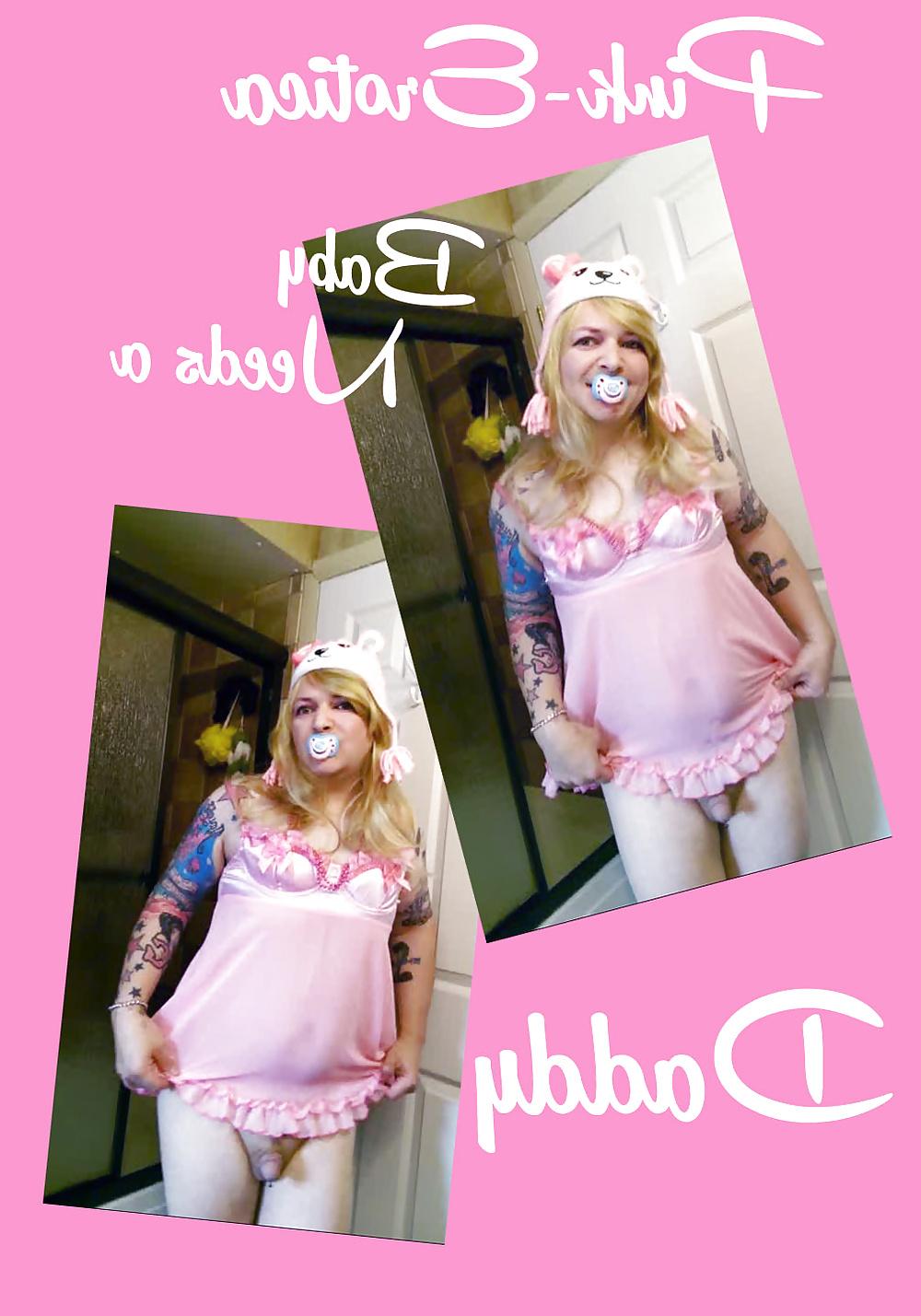 25P Pink-Erotica Sissyboy Cross Dresser Daddy's Gurl