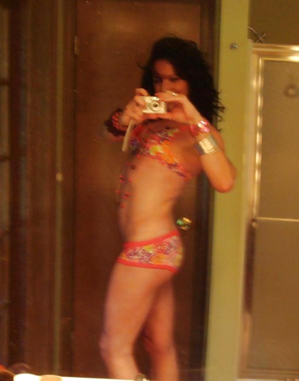 21P Pink-Pantied Sissy Brunette