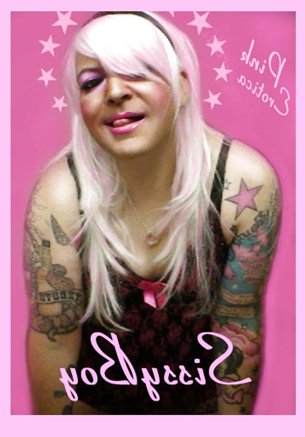25P Pink-Erotica Sissyboy Cross Dresser Platinum Blonde Dream