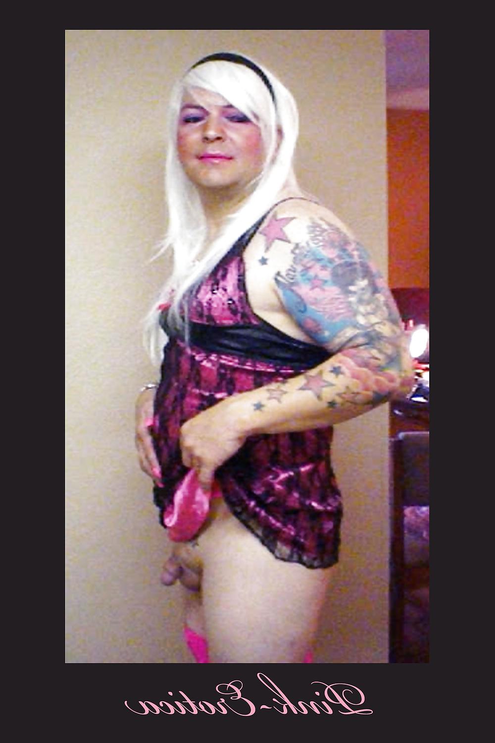 25P Pink-Erotica Sissyboy Cross Dresser Platinum Blonde Dream