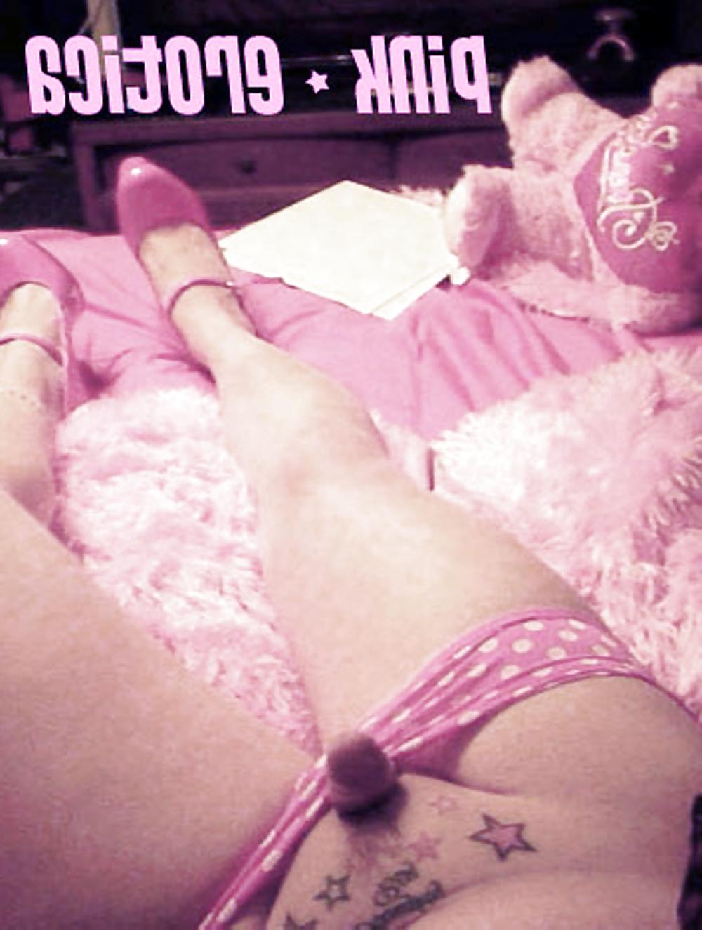 25P Pink-Erotica Sexy Pink Sissyboy