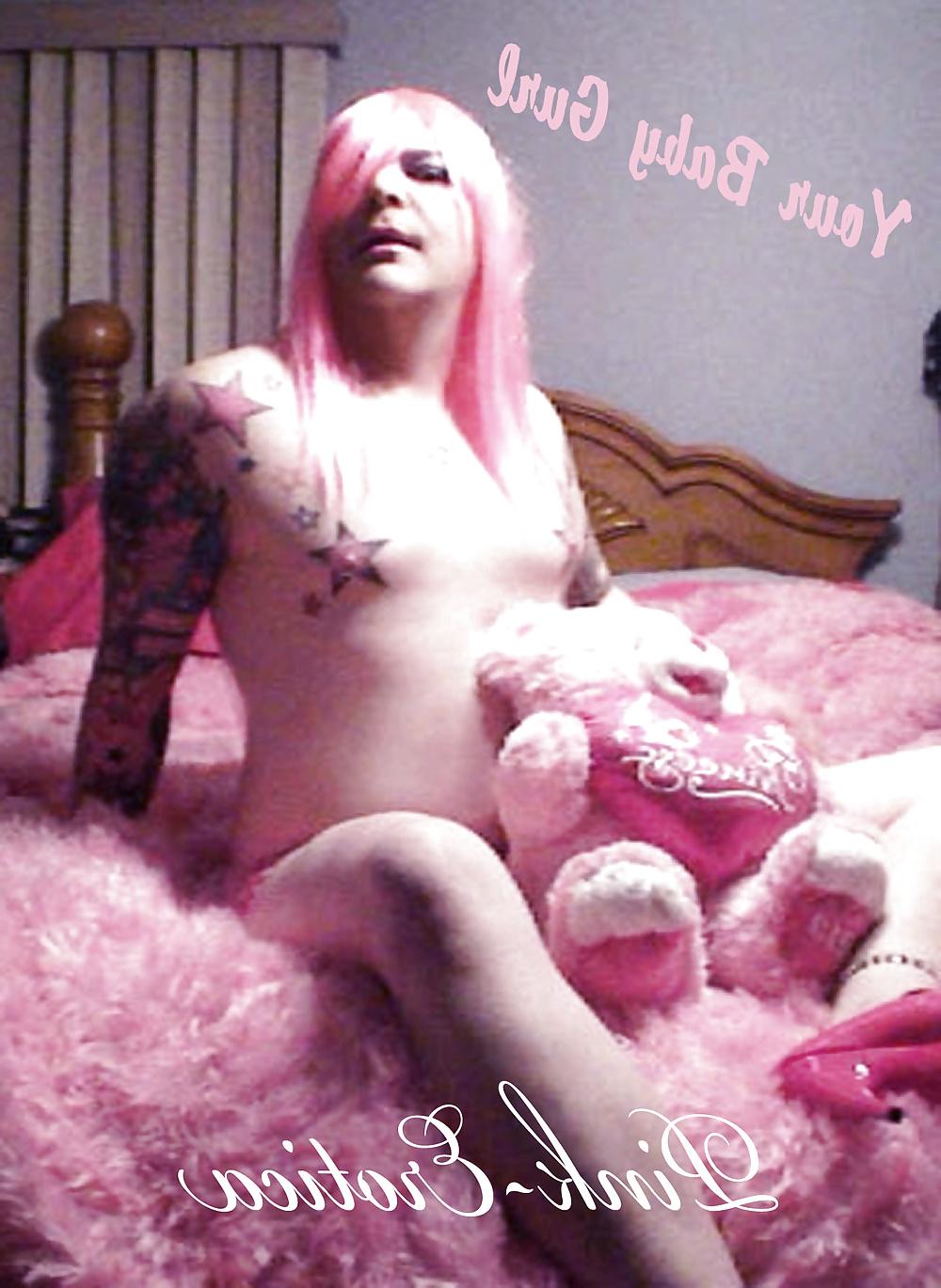 25P Pink-Erotica Sexy Pink Sissyboy