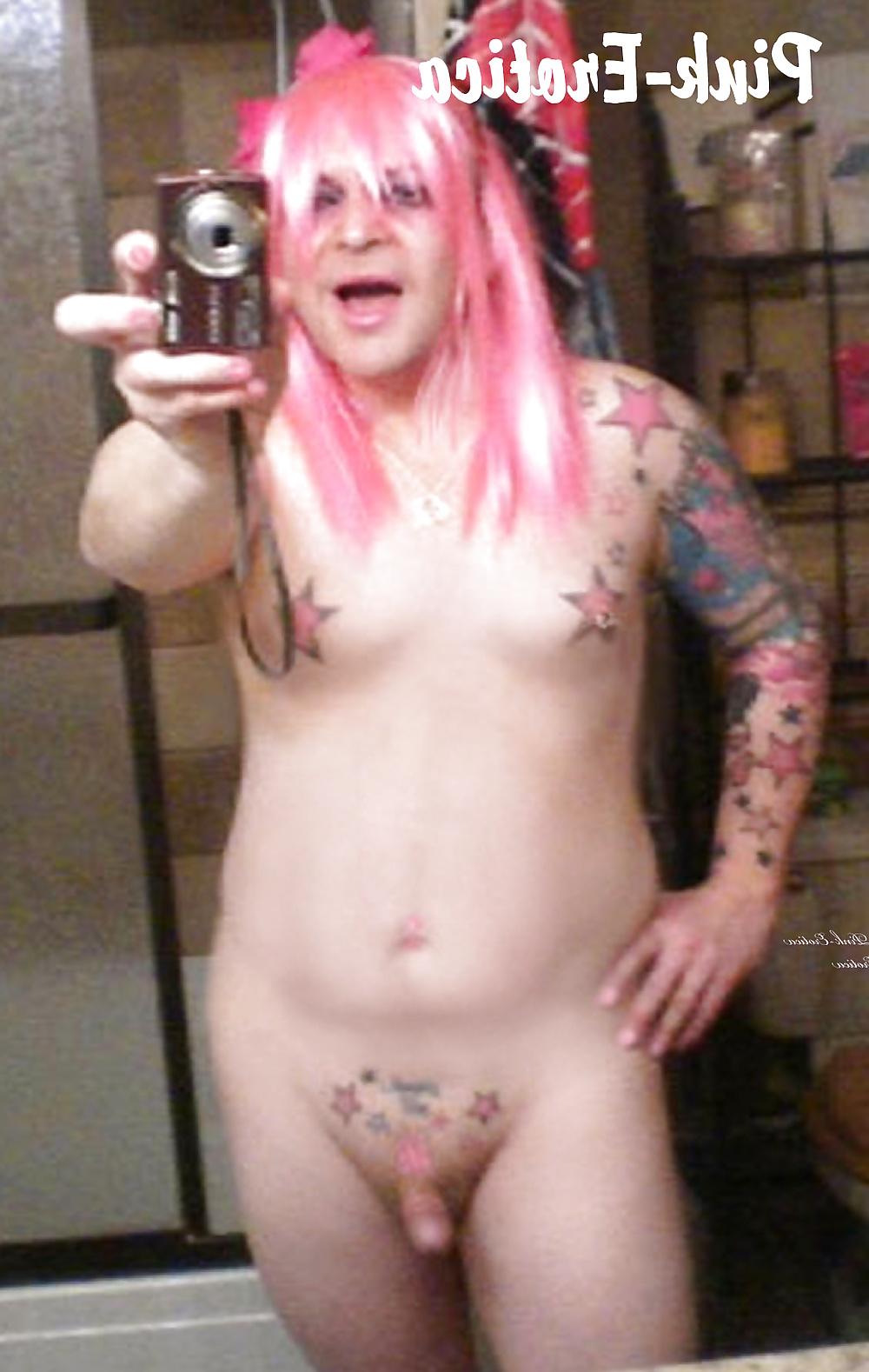 25P Pink-Erotica Sexy Pink Sissyboy